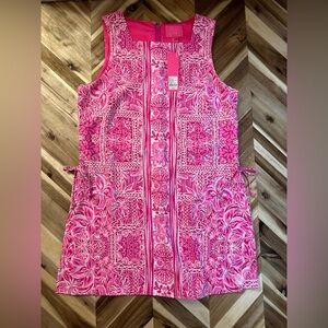Lilly Pulitzer NWT-DONNA SQUARE NECK ROMPER-NEW BLOOMS ON THE RLOCK- Sz14